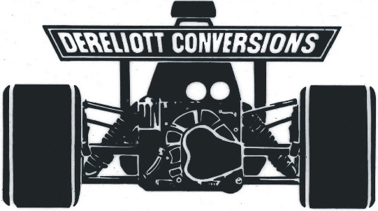 Dereliott Conversions. Lotus Dealers. Logo