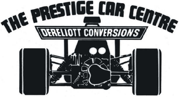 Dereliott Conversions, The Prestige Car Centre, Logo.